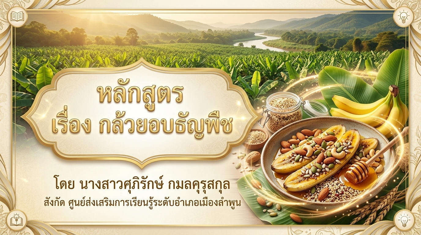 หลักสูตร กล้วยอบธัญพืช