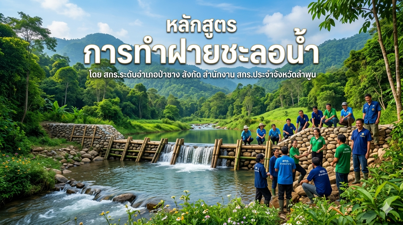 การทำฝายชะลอน้ำ