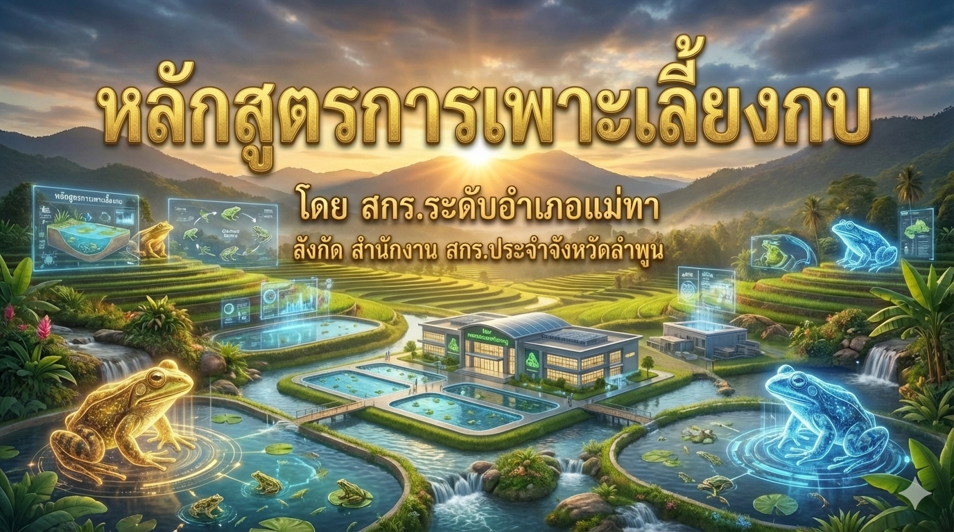 การเพาะเลี้ยงกบ