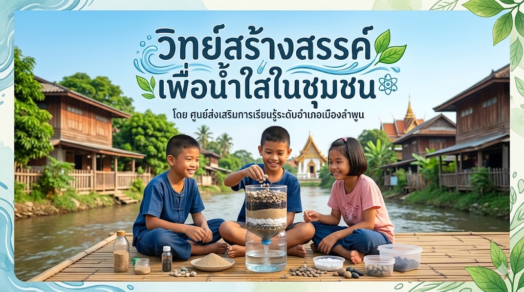 วิทย์สร้างสรรค์ เพื่อน้ำใสในชุมชน