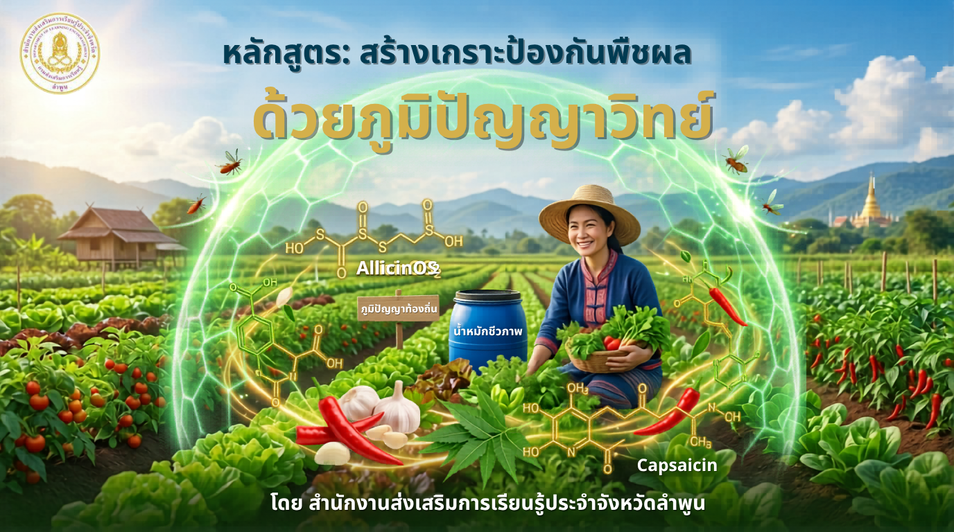 สร้างเกราะป้องกันพืชผล ด้วยภูมิปัญญาวิทย์