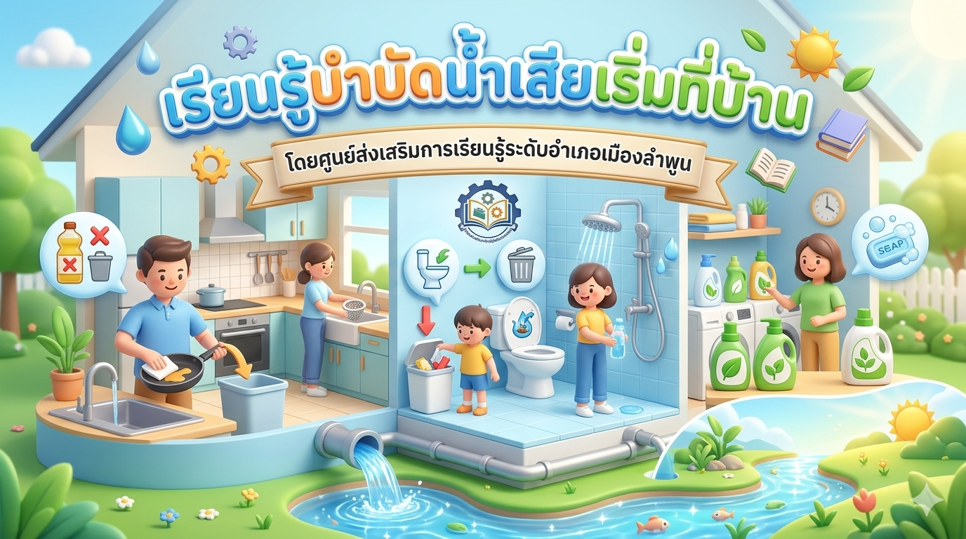 เรียนรู้บำบัดนำเสีย...เริ่มที่บ้าน