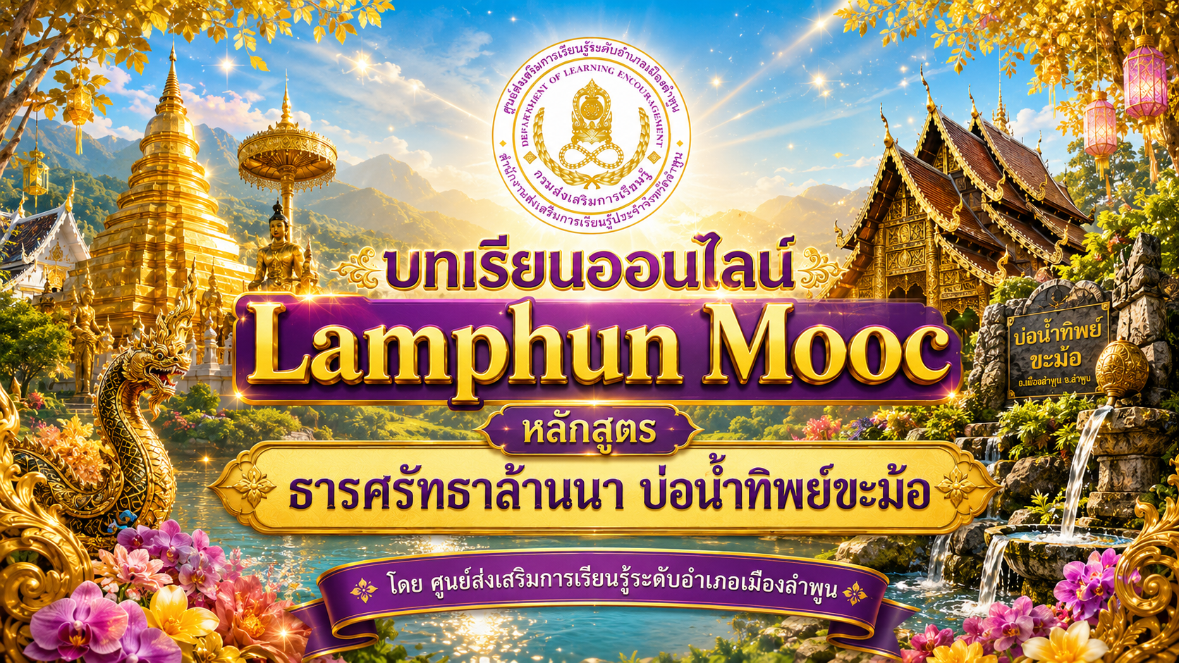 ธารศรัทธาล้านนา บ่อน้ำทิพย์ขะม้อ