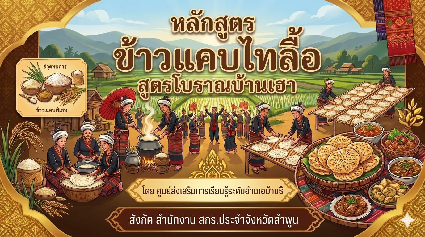 ข้าวแคบไทลื้อ สูตรโบราณ บ้านเฮา