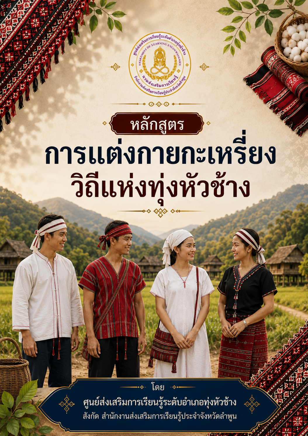 การแต่งกะเหรี่ยงวิถีแห่งหุ่งหัวช้าง