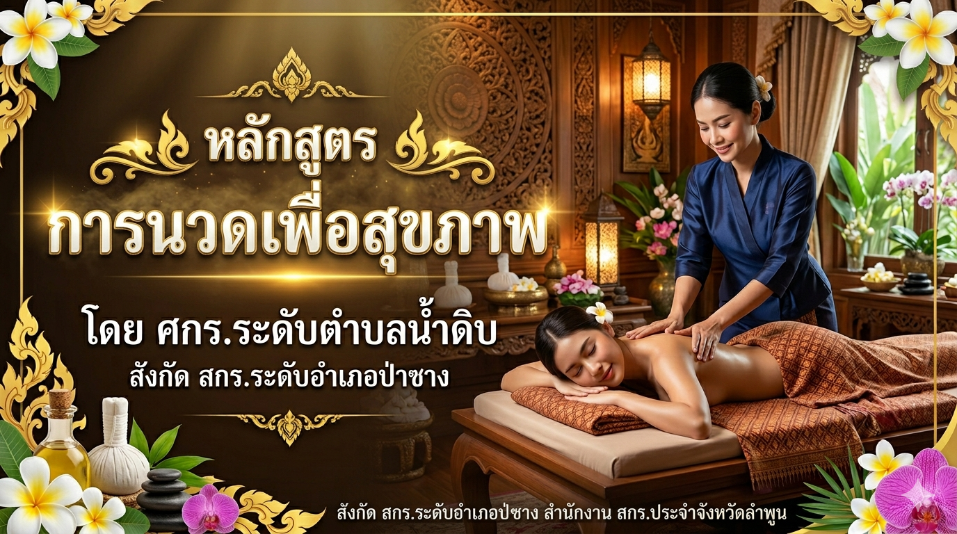 การนวดเพื่อสุขภาพ