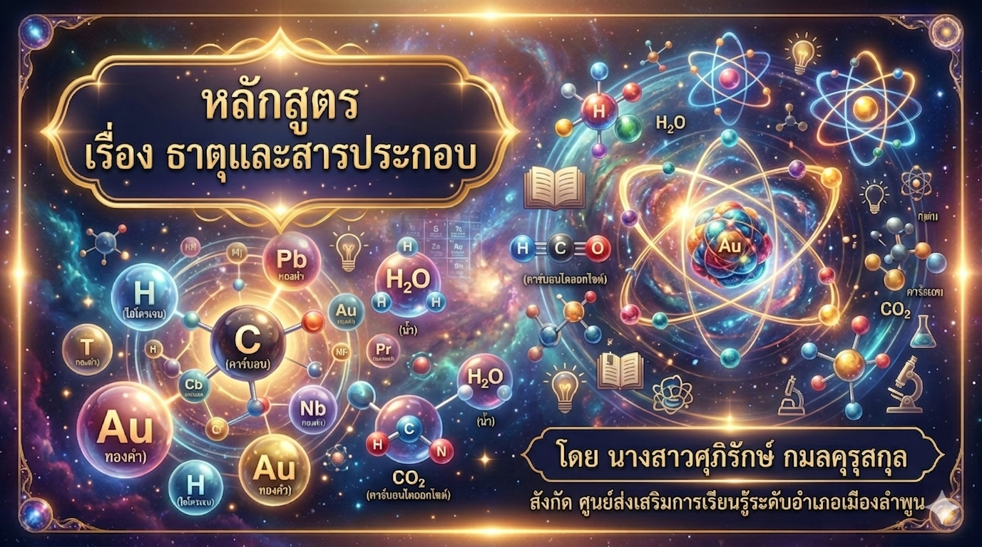 หลักสูตร ธาตุและสารประกอบ